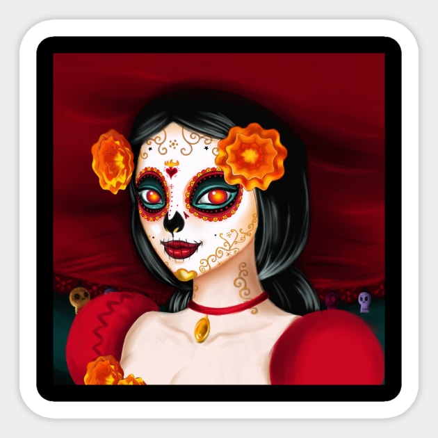 La Muerte from Book of Life Sticker by Designs by Twilight